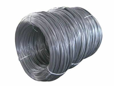 One roll of galvanized spring wire to be shown.