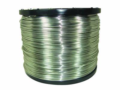 One roll of aluminum spool wire vertical.