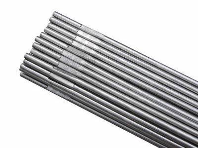 A bundle of straight welding wire to be shown.