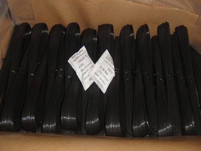 A carton of U type black wire to be shown.